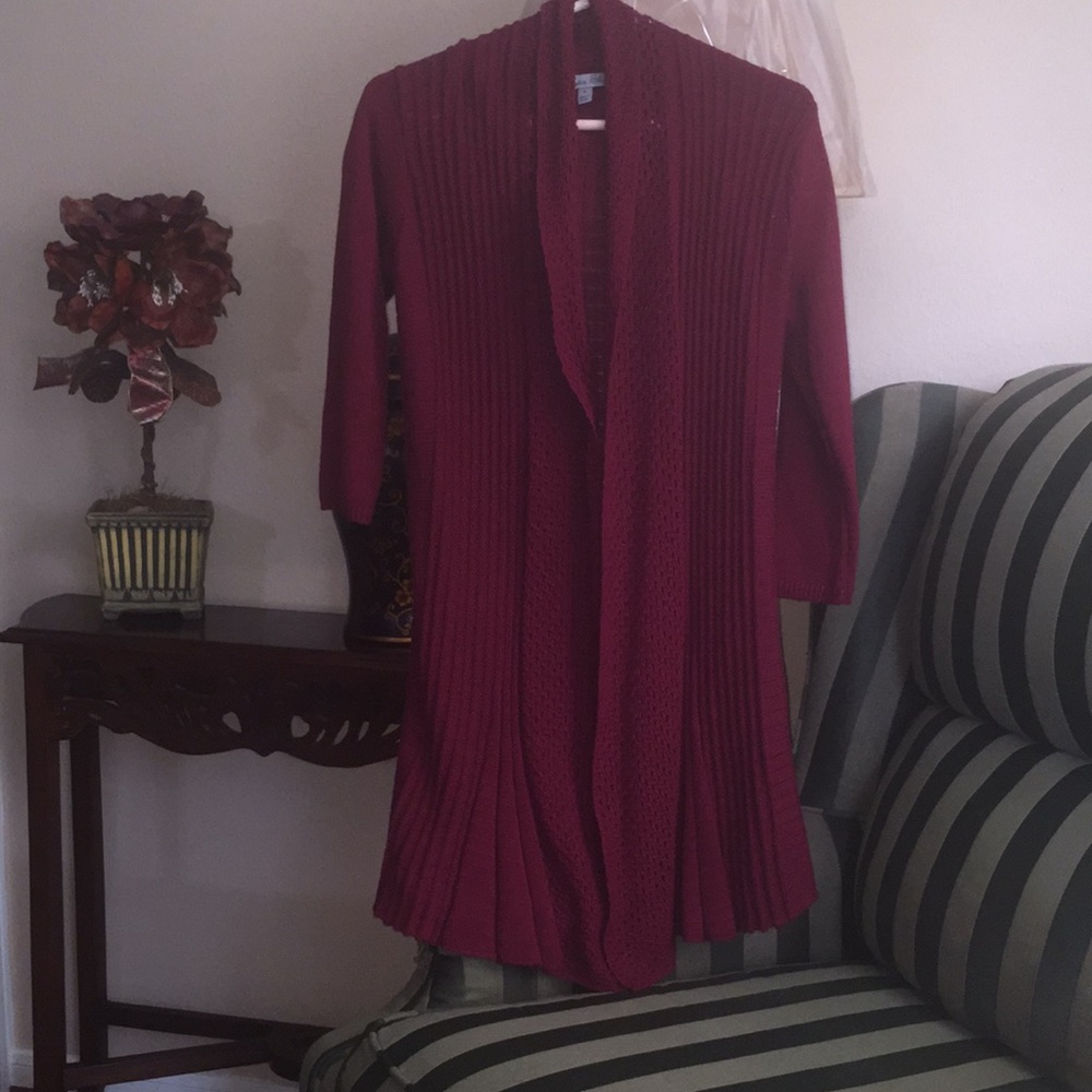 Coat style sweater